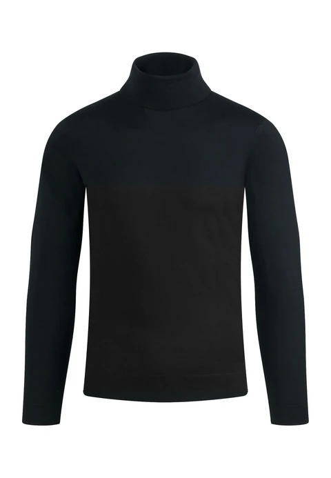 HERILL× L'ECHOPPE EX GC turtleneck HERILL× L'ECHOPPE EX GC turtleneck Women Black All-Over Tiger