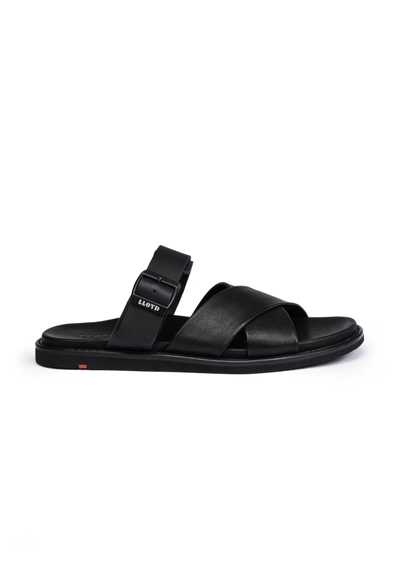Lloyd Men\'s Black Leather Sandals. Amazon.com: LLOYD Men main image 3