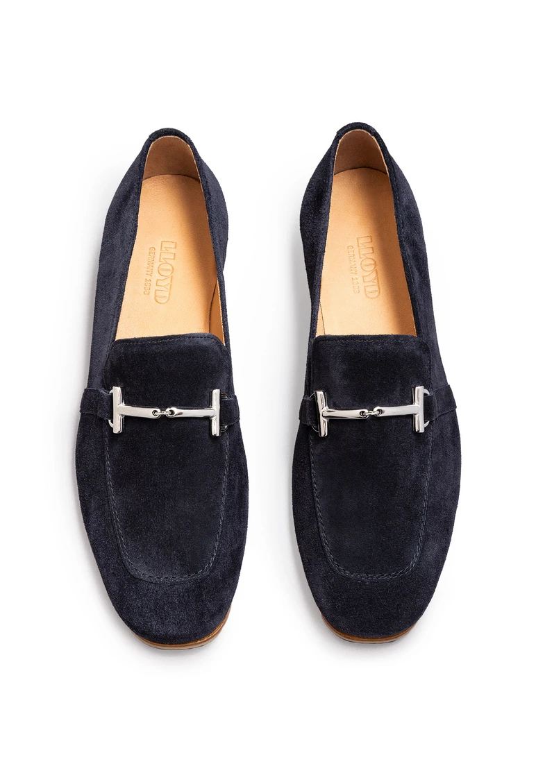  SLIPPER NAVY SUEDE-US11（29.0） Next Slipper - navy/blau - Zalando