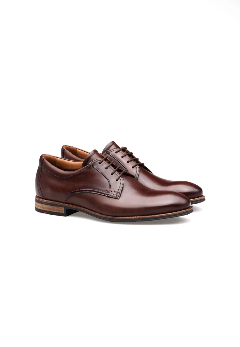 Brown Formal Half Shoes Coffee Brown Premium Half Brogue Derby
