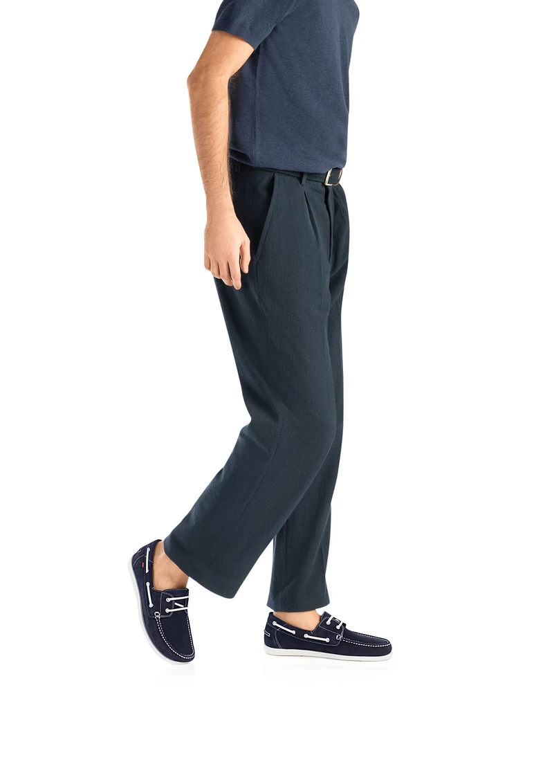 EDISON Boat shoes blue