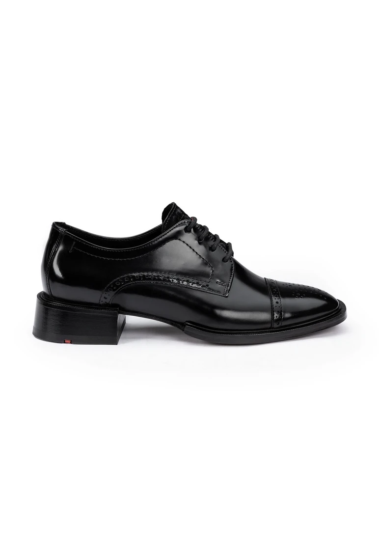 HALF SHOES Lace-up shoes black