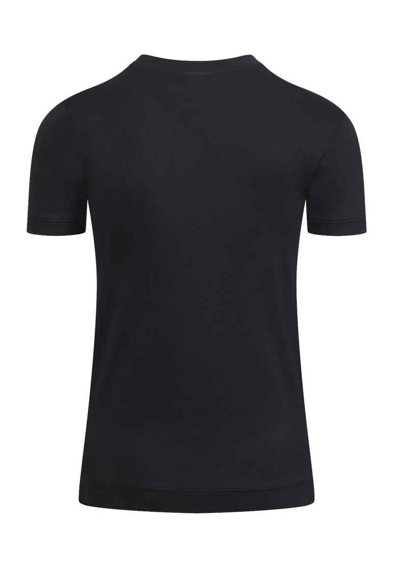 ROUND NECK T-SHIRT Shirts Poloshirts black