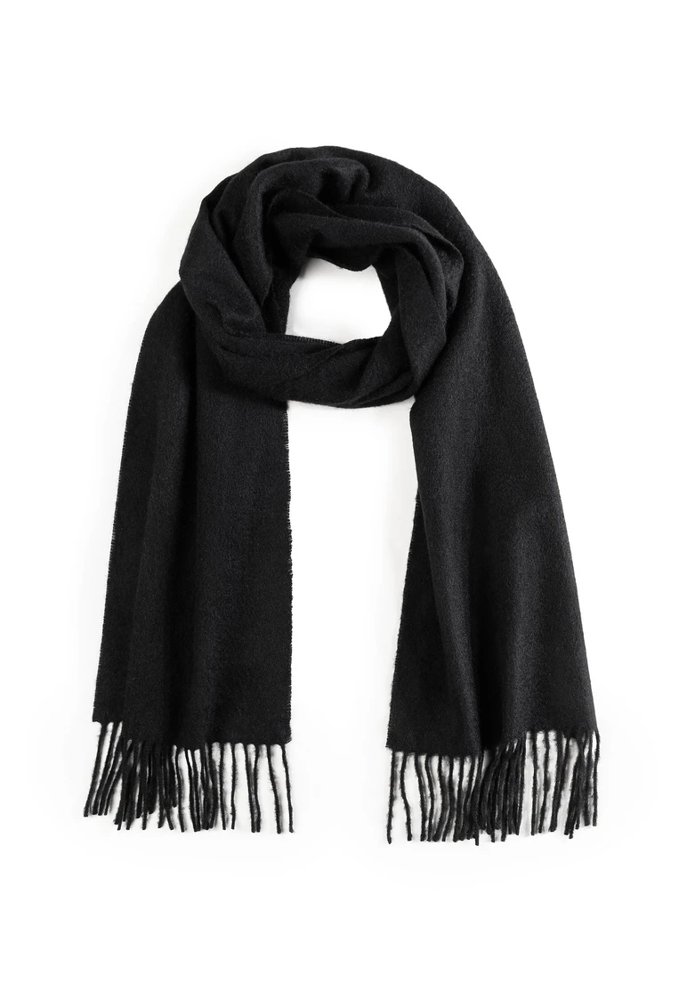 \u00C9CHARPE EN CACHEMIRE Foulards\/\u00E9charpes Noir
