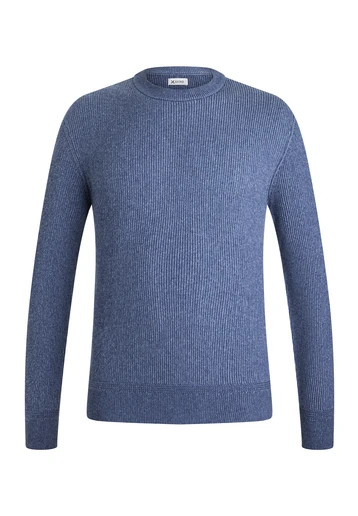 KNITTED SWEATER WITH ROUND NECK