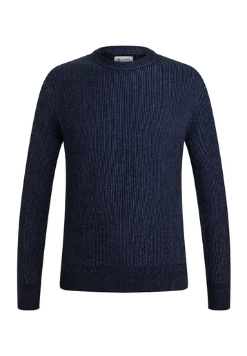 KNITTED SWEATER WITH ROUND NECK