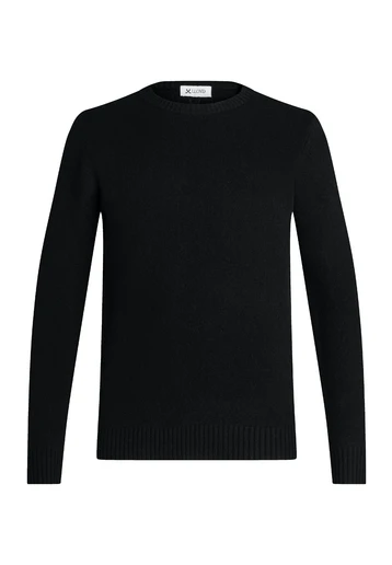 ROUND-NECK KNITTED JUMPER