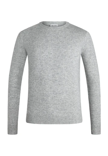 ROUND-NECK KNITTED JUMPER