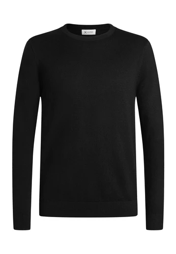 ROUND-NECK KNITTED JUMPER