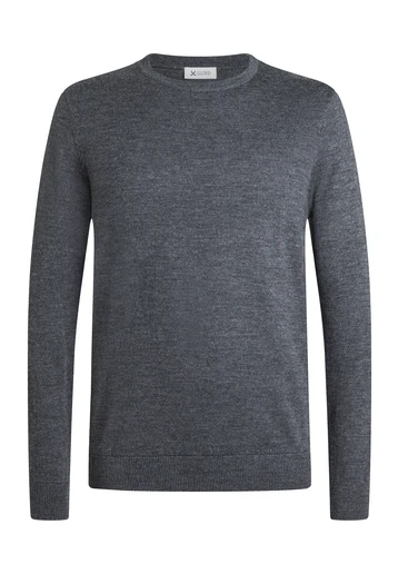 ROUND-NECK KNITTED JUMPER
