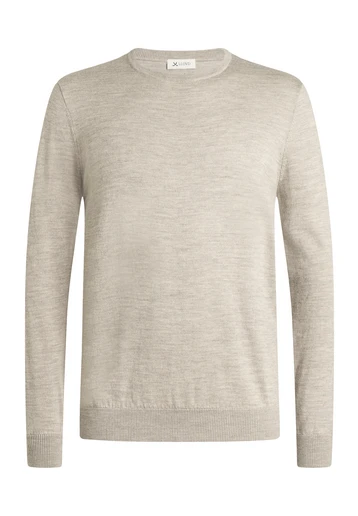 ROUND-NECK KNITTED JUMPER