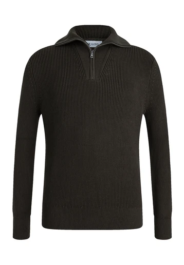 KNITTED TROYER SWEATER