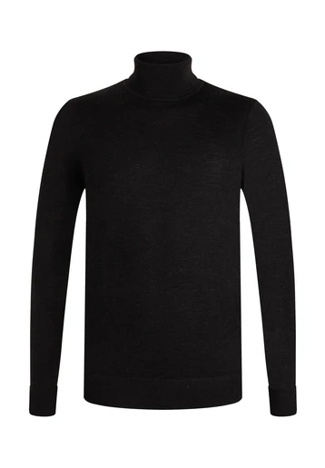 TURTLE-NECK KNITTED JUMPER