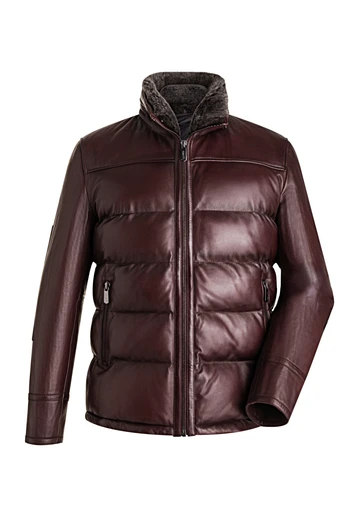 PADDED LEATHER JACKET KENNY