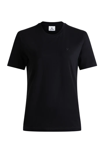 T-SHIRT MET RONDE HALS