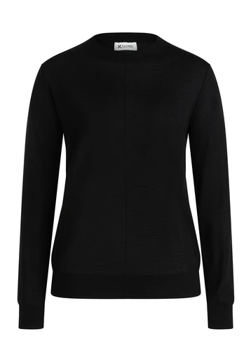 KNITTED SWEATER WITH ROUND NECK