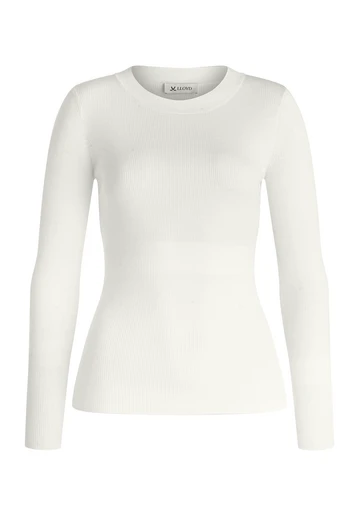 KNITTED SWEATER WITH ROUND NECK