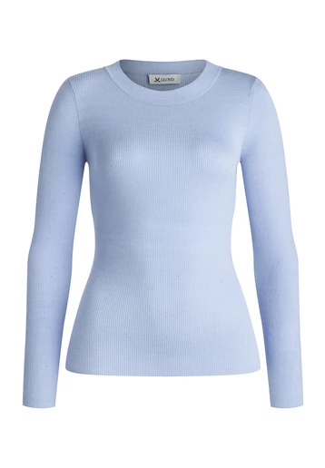 KNITTED SWEATER WITH ROUND NECK
