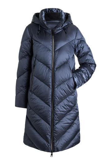 MANTEAU EN CUIR MATELASSÉ